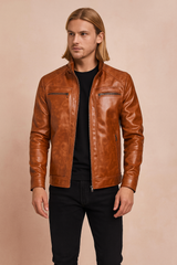 Men's Jacket | Stylish Casual with Zipper and Pockets 1