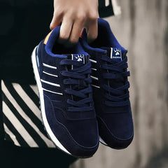 Men's Lightweight Sneakers Breathable Fabric Flexible Sole 3