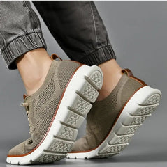 Men's Lightweight Walking Sneakers Comfortable Knit Blend 3