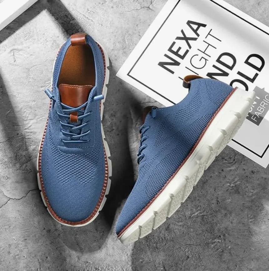 Men's Lightweight Walking Sneakers Comfortable Knit Blend 7