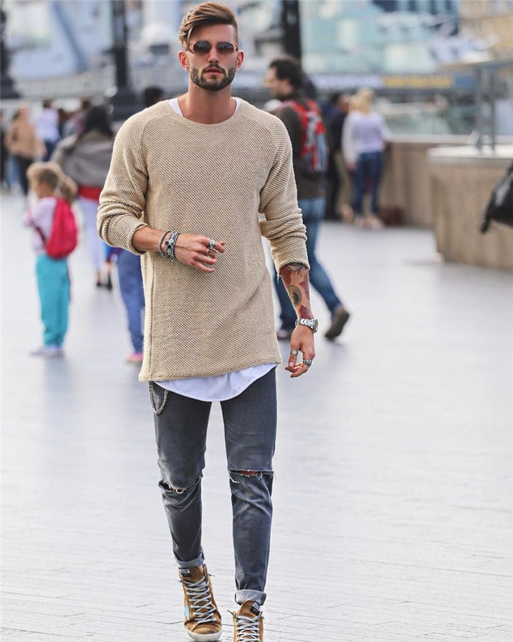 Men's Long Sleeve Sweater | Warm 4