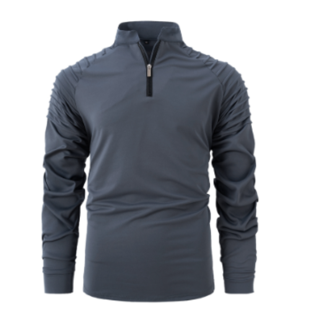 Men's Long Sleeve Zipper Sweater | Warm 5