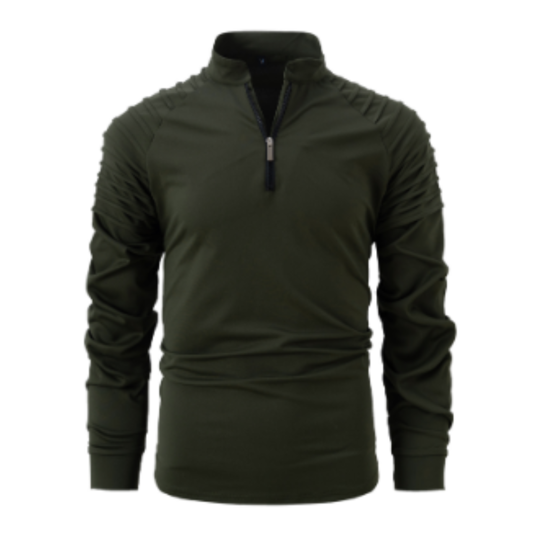 Men's Long Sleeve Zipper Sweater | Warm 6