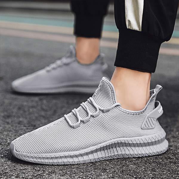 Men's Performance Running Shoes Breathable Knit Upper EVA Midsole 4