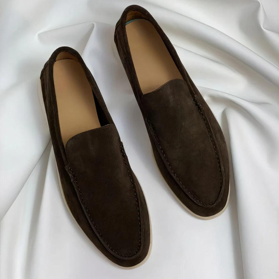 Men's Slip-On Loafers Comfortable Memory Foam Leather Blend 13