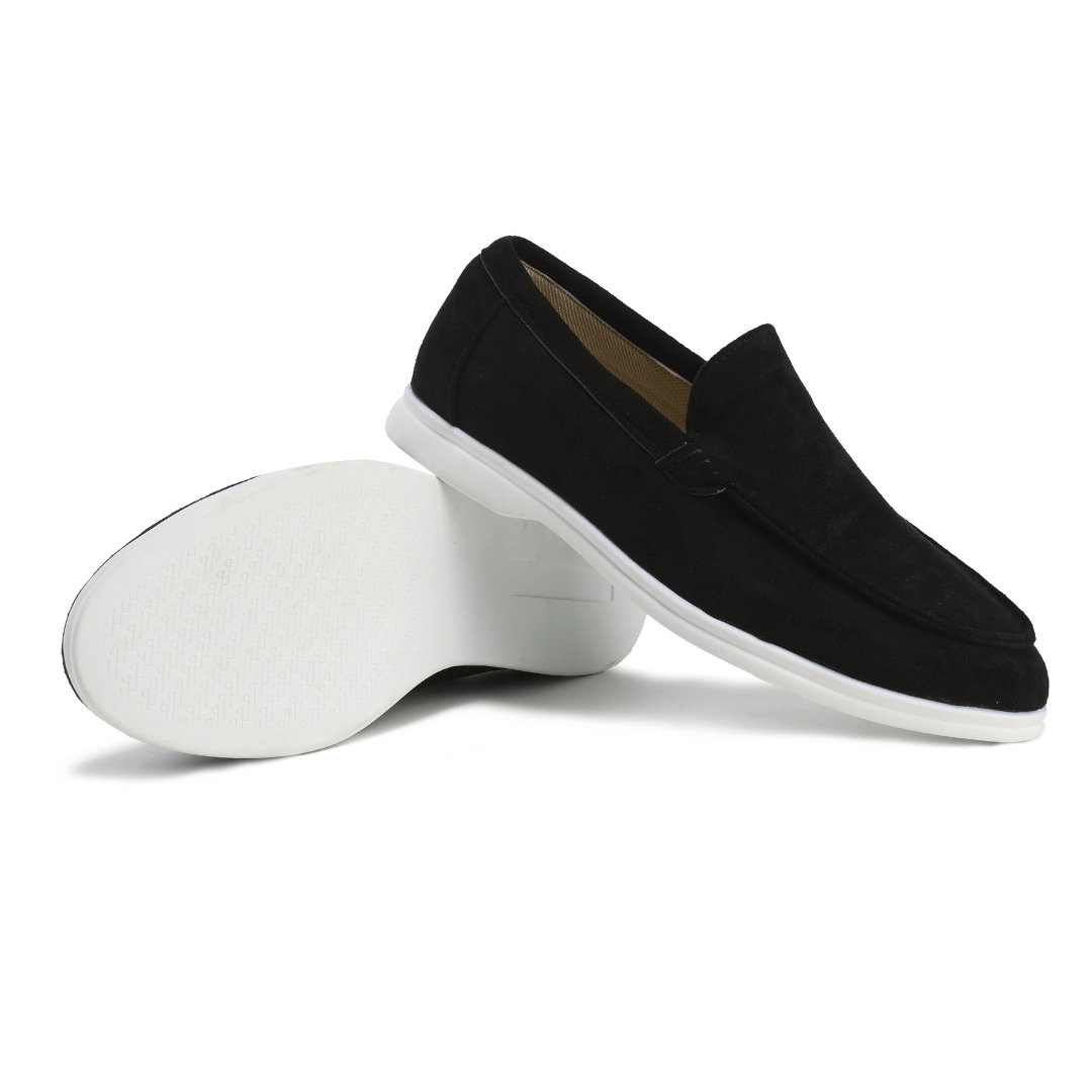 Men's Slip-On Loafers Comfortable Memory Foam Leather Blend 5
