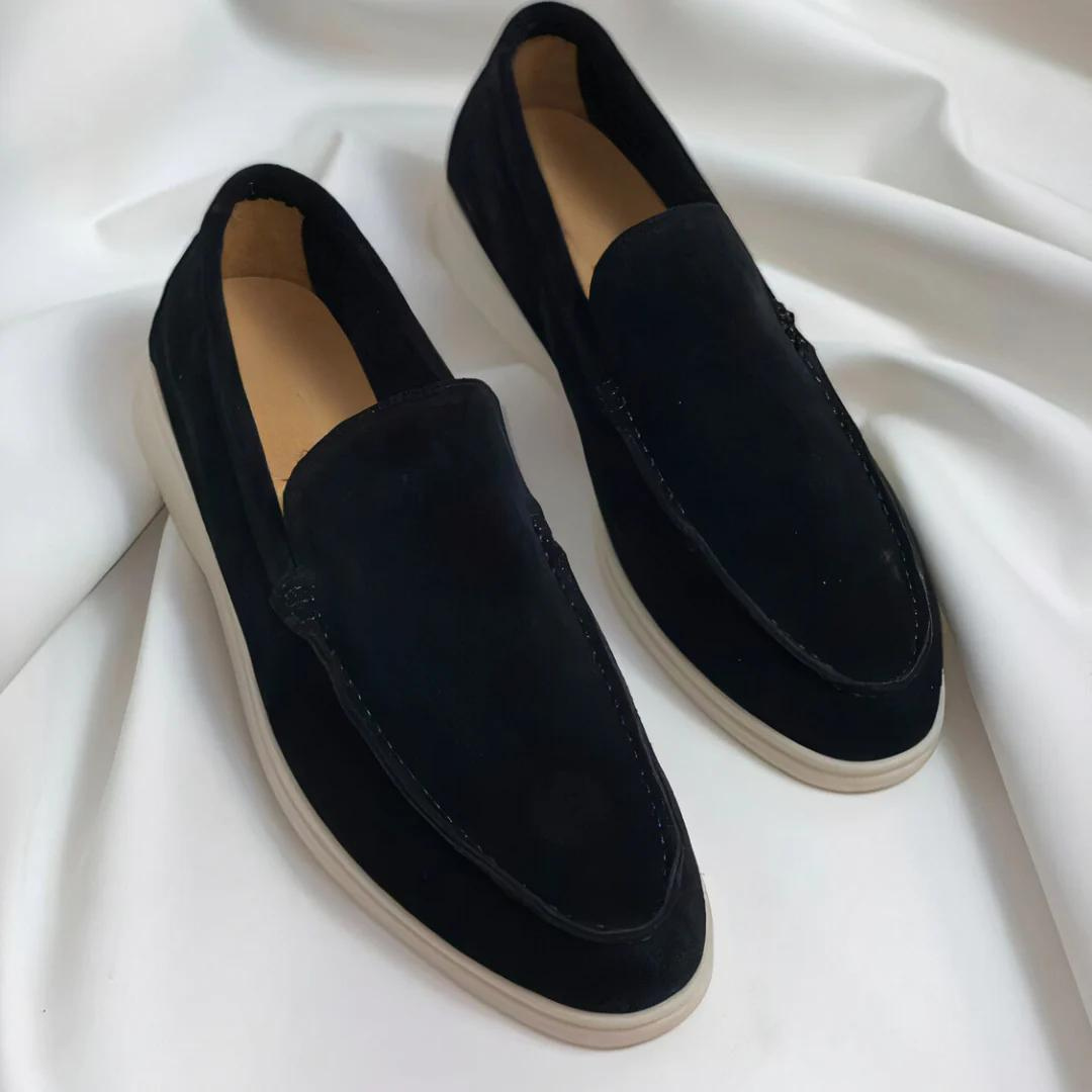 Men's Slip-On Loafers Comfortable Memory Foam Leather Blend 9