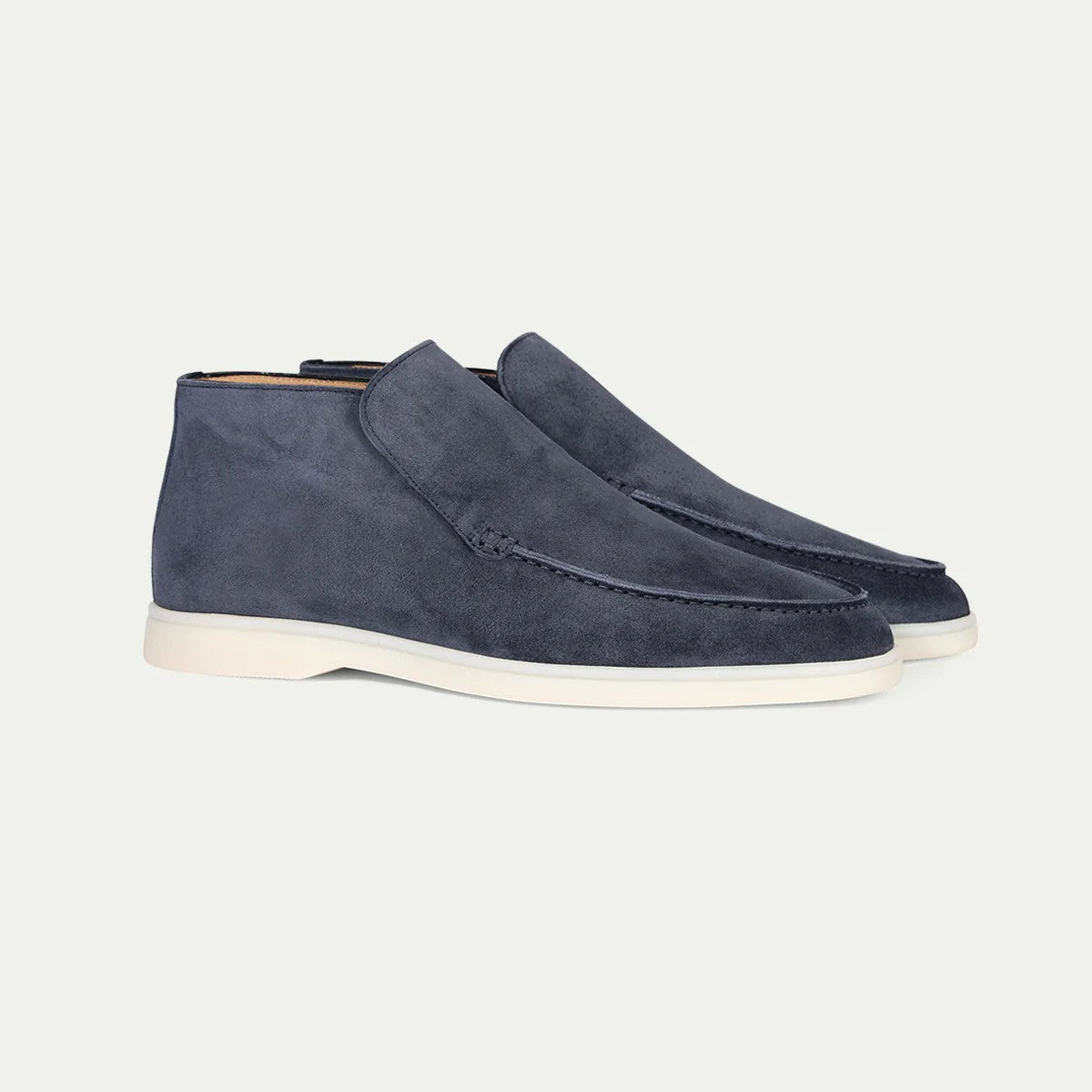 Men's Slip-On Loafers Comfortable Soft Blend Cushioned Insole 4