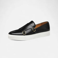 Men's Slip-On Loafers with Buckle Detail Durable Blend 0