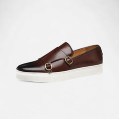 Men's Slip-On Loafers with Buckle Detail Durable Blend 2