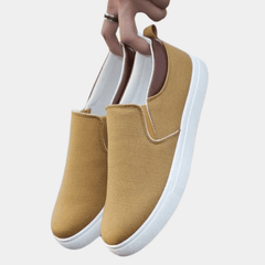 Men's Slip-On Sneakers Comfortable Canvas Blend for Everyday Wear 2