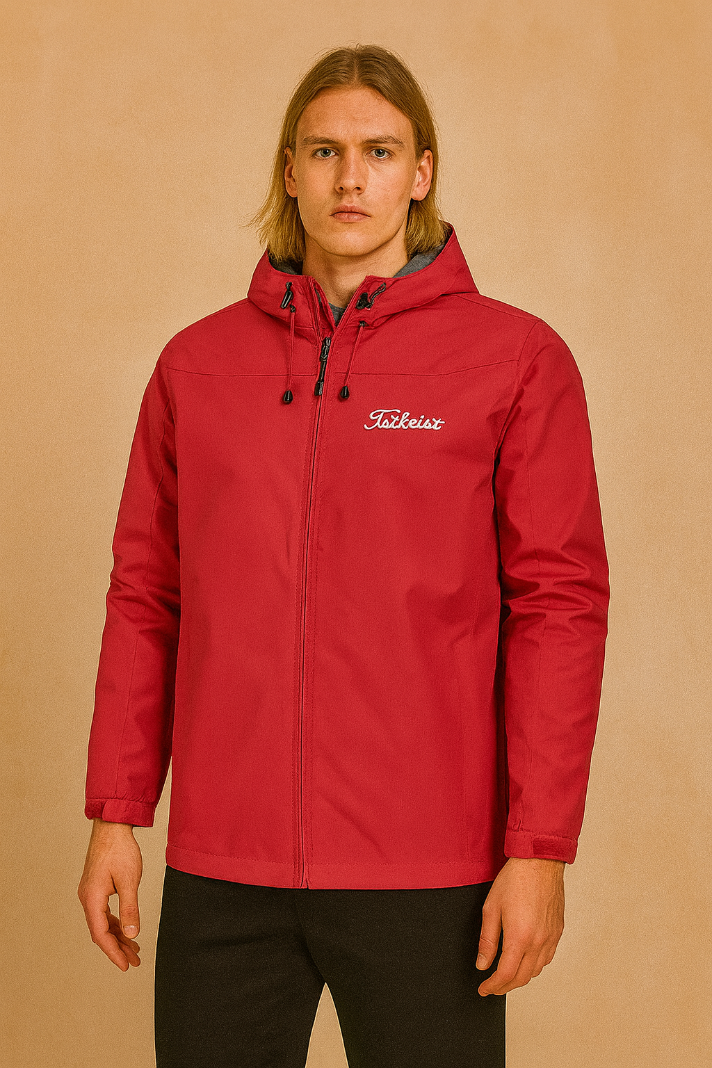 Men's Sports Jacket with Hood and Zipper 4