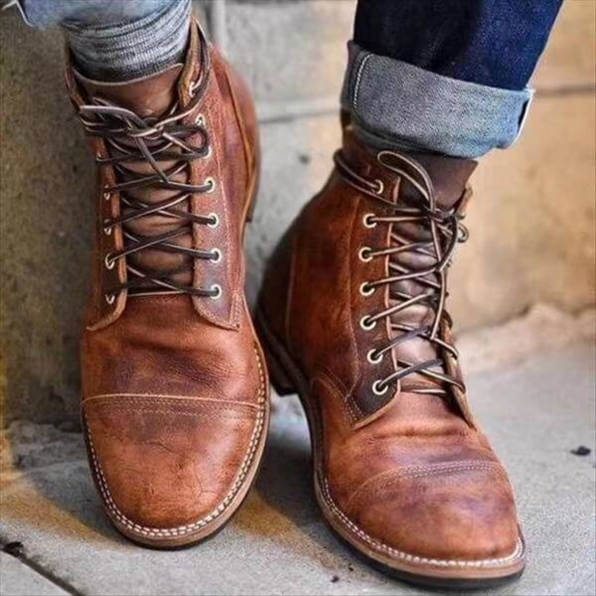 Men's Supportive Boots for Comfort and Warmth 0