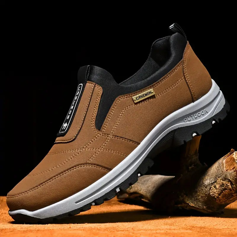 Men's Supportive Hiking Shoes Comfortable Synthetic Blend 0