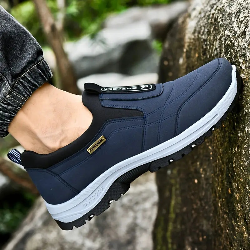 Men's Supportive Hiking Shoes Comfortable Synthetic Blend 4