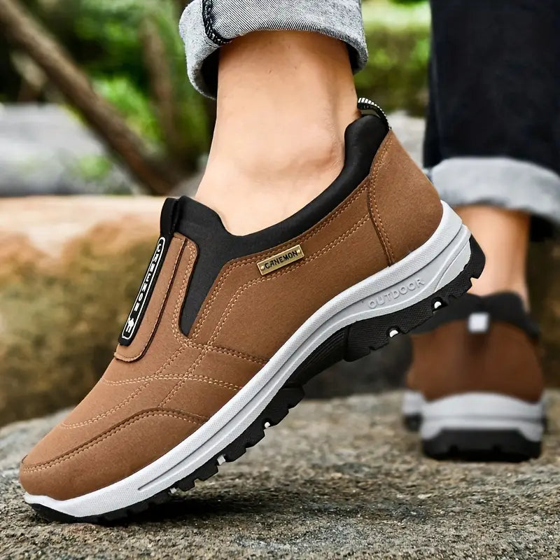 Men's Supportive Hiking Shoes Comfortable Synthetic Blend 5