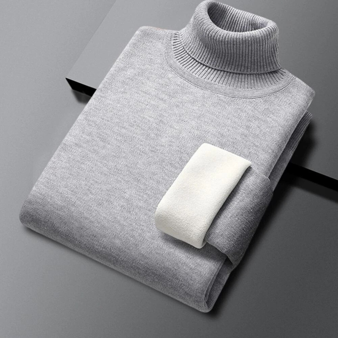 Men's Turtleneck Knitted Sweater | Long Sleeve 1