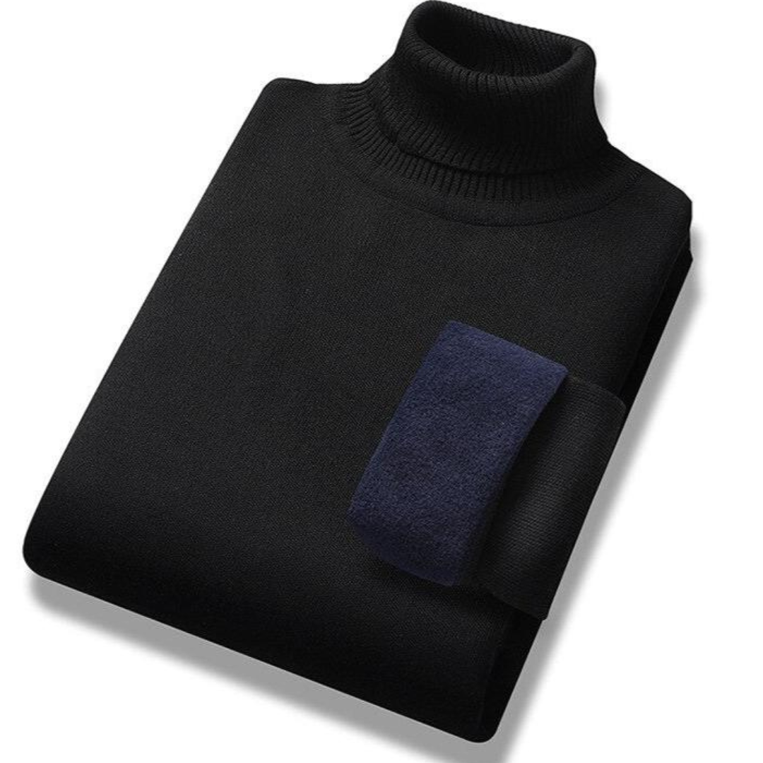 Men's Turtleneck Knitted Sweater | Long Sleeve 4