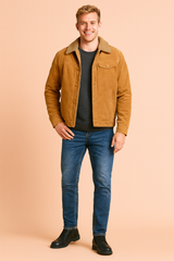 Men's Vintage Button Jacket | Warm 1