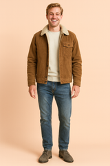 Men's Vintage Button Jacket | Warm 3