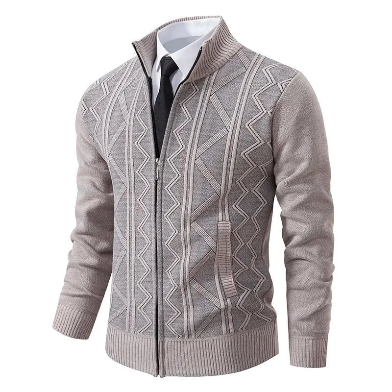 Men's Winter Cardigan | With Zipper 7