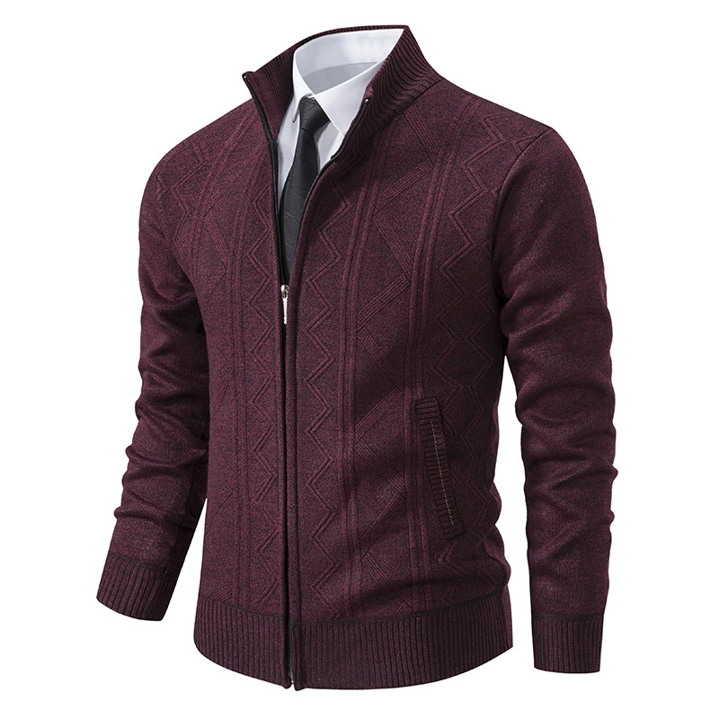 Men's Winter Cardigan | With Zipper 8