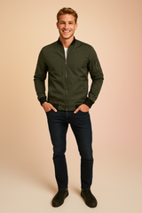 Men's Zipper Bomber Jacket | Winter 2