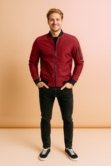 Men's Zipper Bomber Jacket | Winter 3