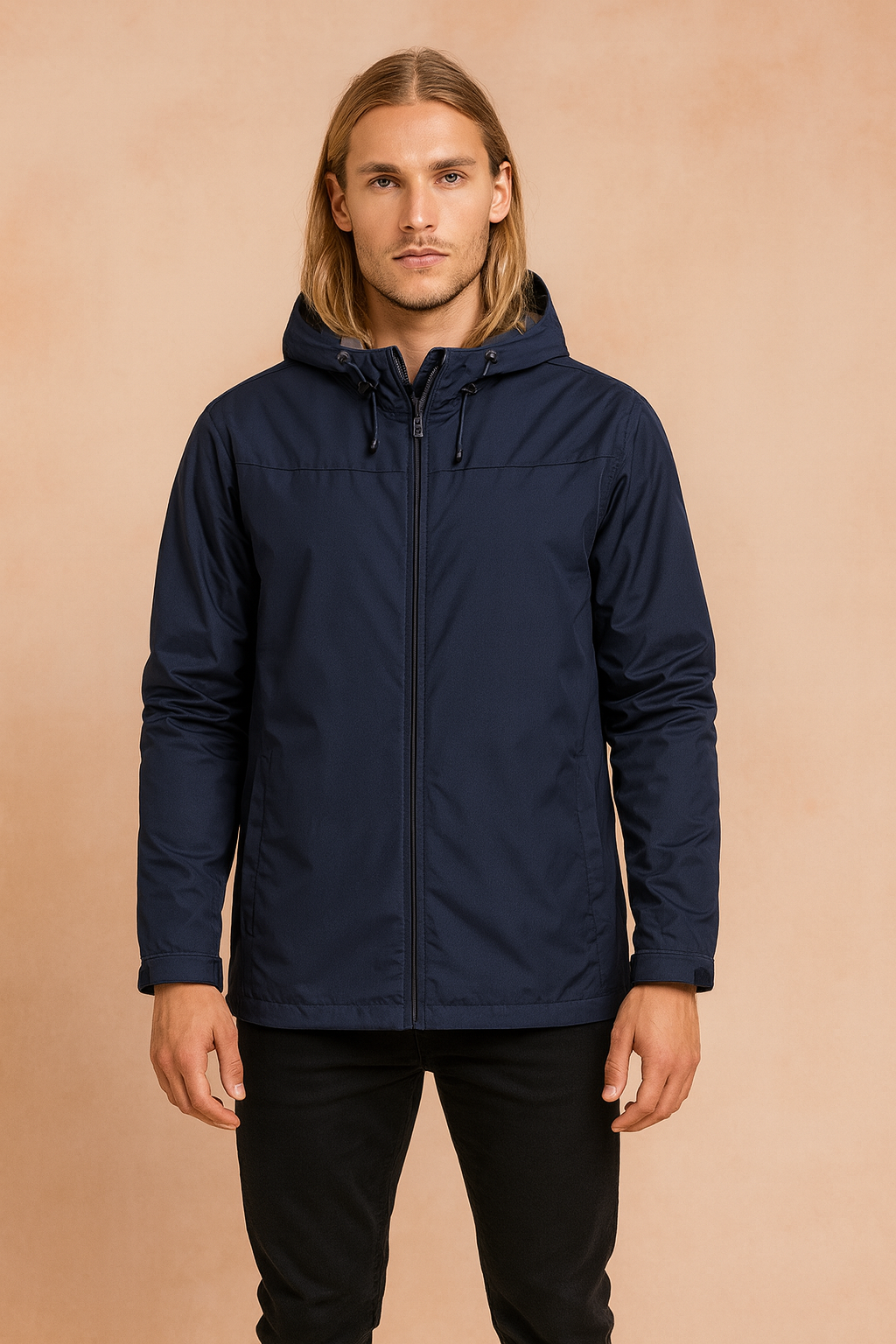 Men's waterproof sports jacket with a hood 4