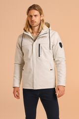 Men's waterproof sports jacket with a hood and zipper 2