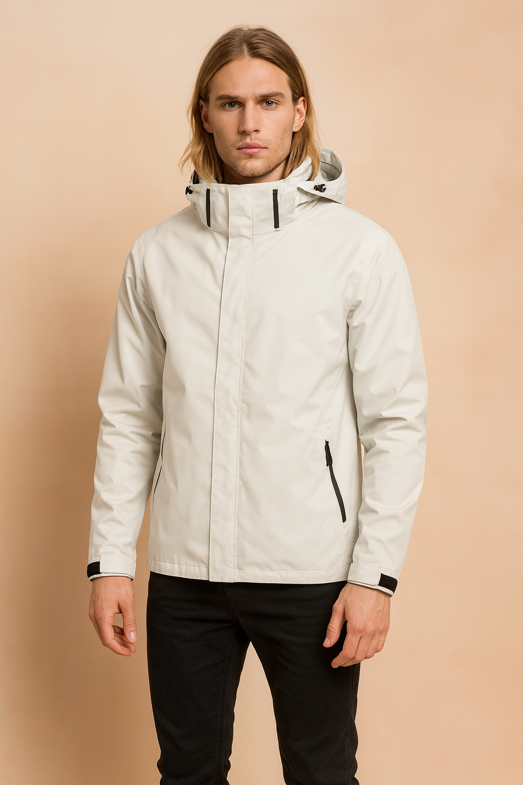 Men's waterproof winter jacket with hood, outdoor sports 4