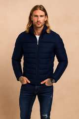 Men's winter jacket, quilted, insulated, lightweight, casual 1