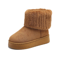 Mid-Calf Snow Boots for Women – Stylish & Warm Comfort 0