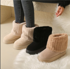 Mid-Calf Snow Boots for Women – Stylish & Warm Comfort 1