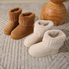 Mid-Calf Snow Boots for Women – Stylish & Warm Comfort 2