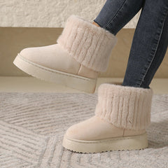 Mid-Calf Snow Boots for Women – Stylish & Warm Comfort 3