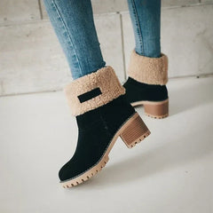 Mid-Tube Snow Boots for Women – Stylish & Versatile 1