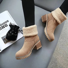 Mid-Tube Snow Boots for Women – Stylish & Versatile 3