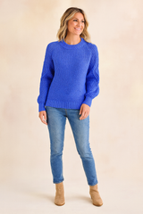 Milena | Sweater with decorative sleeves 1