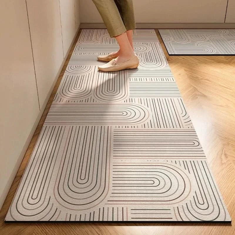 Minimalist Non-Slip Kitchen Floor Mat – Easy Clean 4