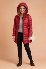 Mira | Long Winter Jacket with Hood 2