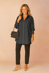 Monaco | Elegant oversized shirt blouse 1