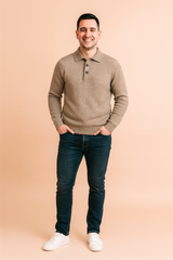 New Year's Eve | Sweater with an Elegant Collar 1