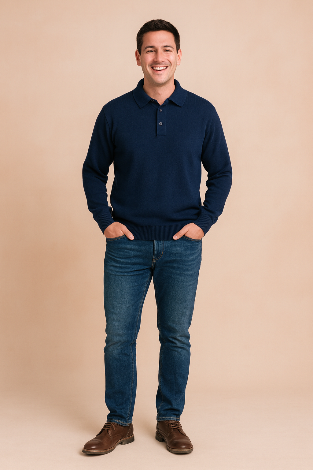 New Year's Eve | Sweater with an Elegant Collar 2