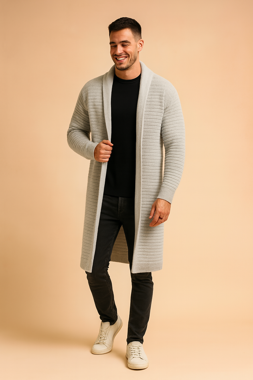 Niels | Stand-up Collar Cardigan 2