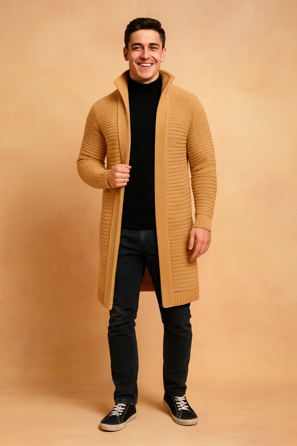 Niels | Stand-up Collar Cardigan 3