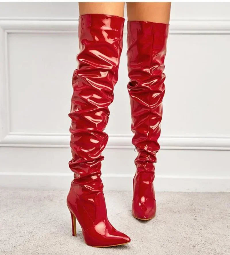Over-the-knee boots for women | Pointed-toe stilettos 3