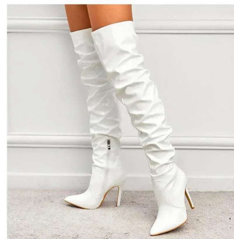 Over-the-knee boots for women | Pointed-toe stilettos 4