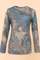 Paisley Print Pullover | A Fashionable Sweater for Colder Days 0