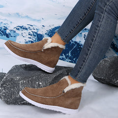 Plush Fur Short Boots for Women – Cozy & Stylish Comfort 3
